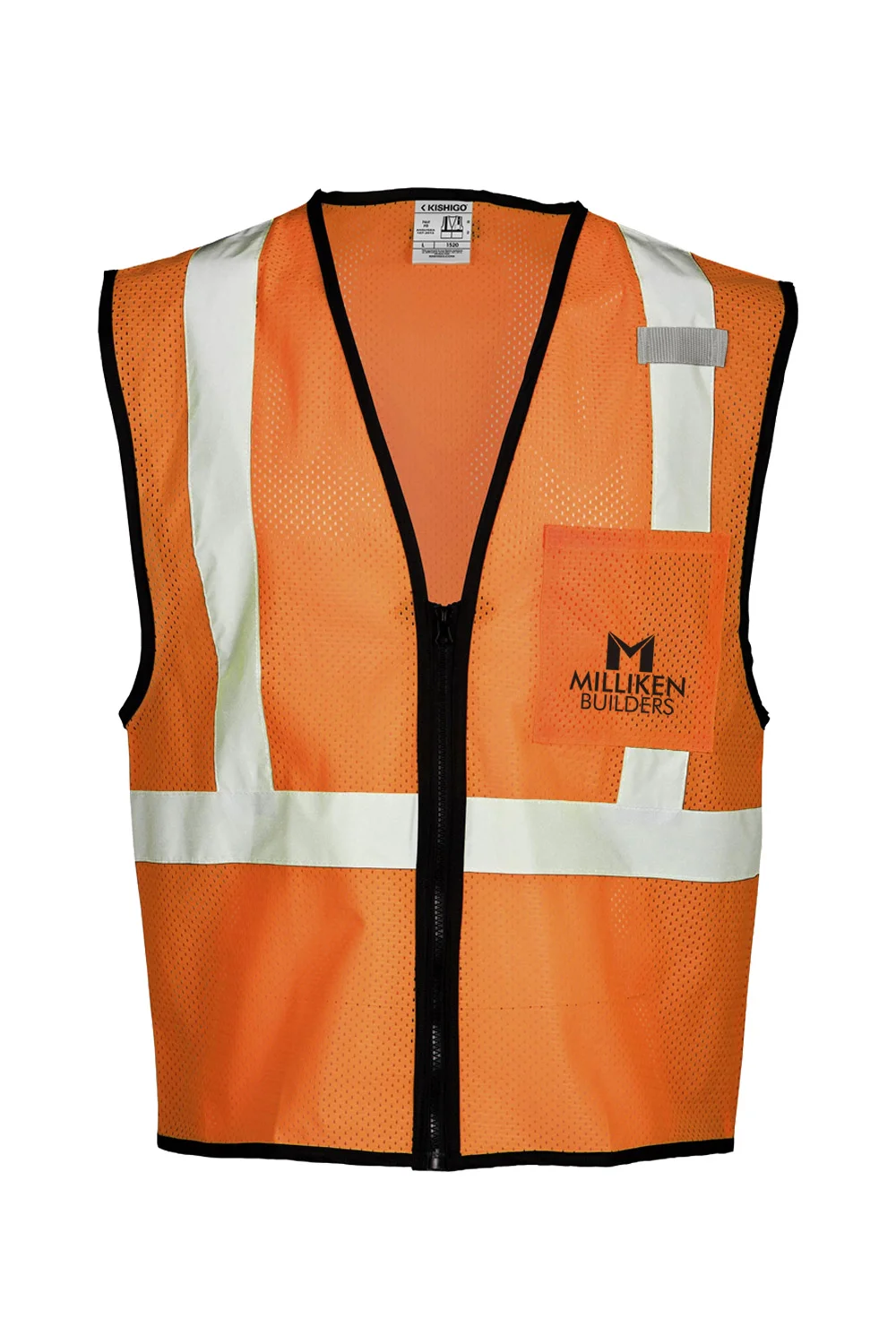 Kishigo Safety Vest | Orange - Builders - Image 3